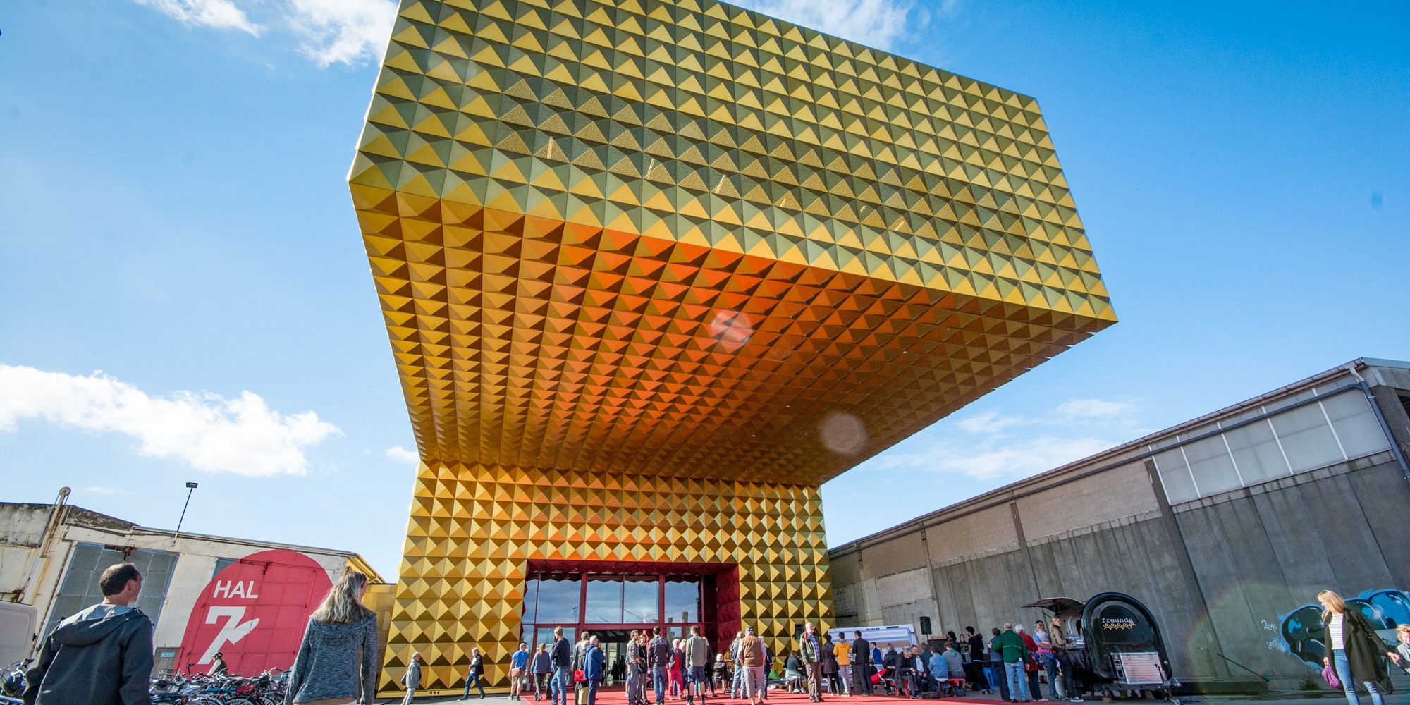 Golden blob marks entrance to MVRDV's tourist complex